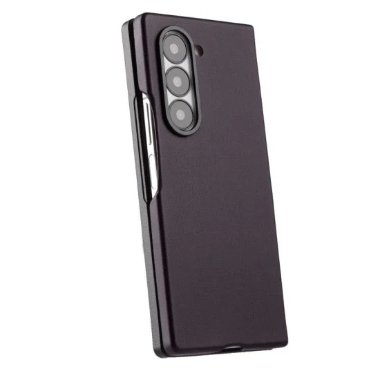 Cover Samsung Z Fold 6 Snap Pro Case Leather Melkco - Dark Purple